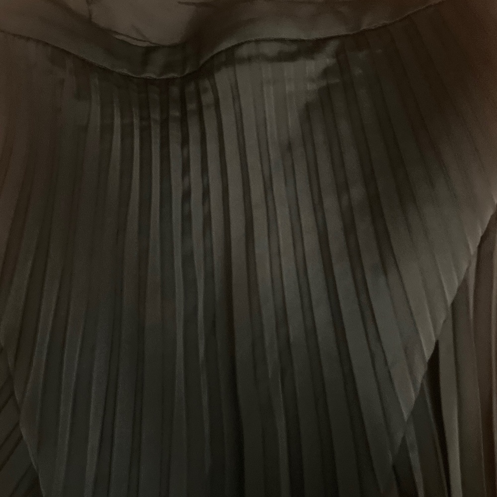 Green pleated Skirt